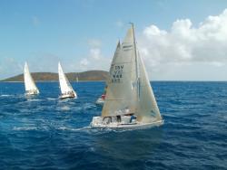 Top finisher in spinnaker class: "Boogaloo"