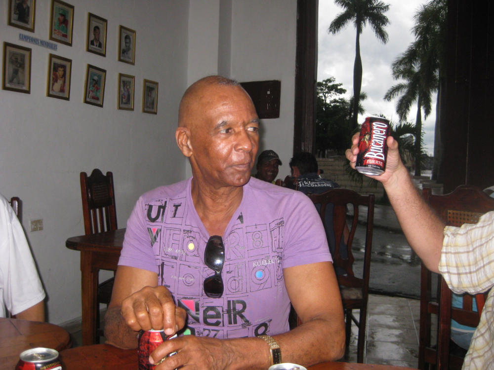 LaBeet and friends in a club in Cuba.