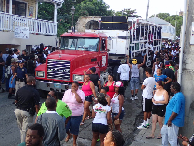 J&rsquo;ouvert East proceeds down King Street Saturday morning.