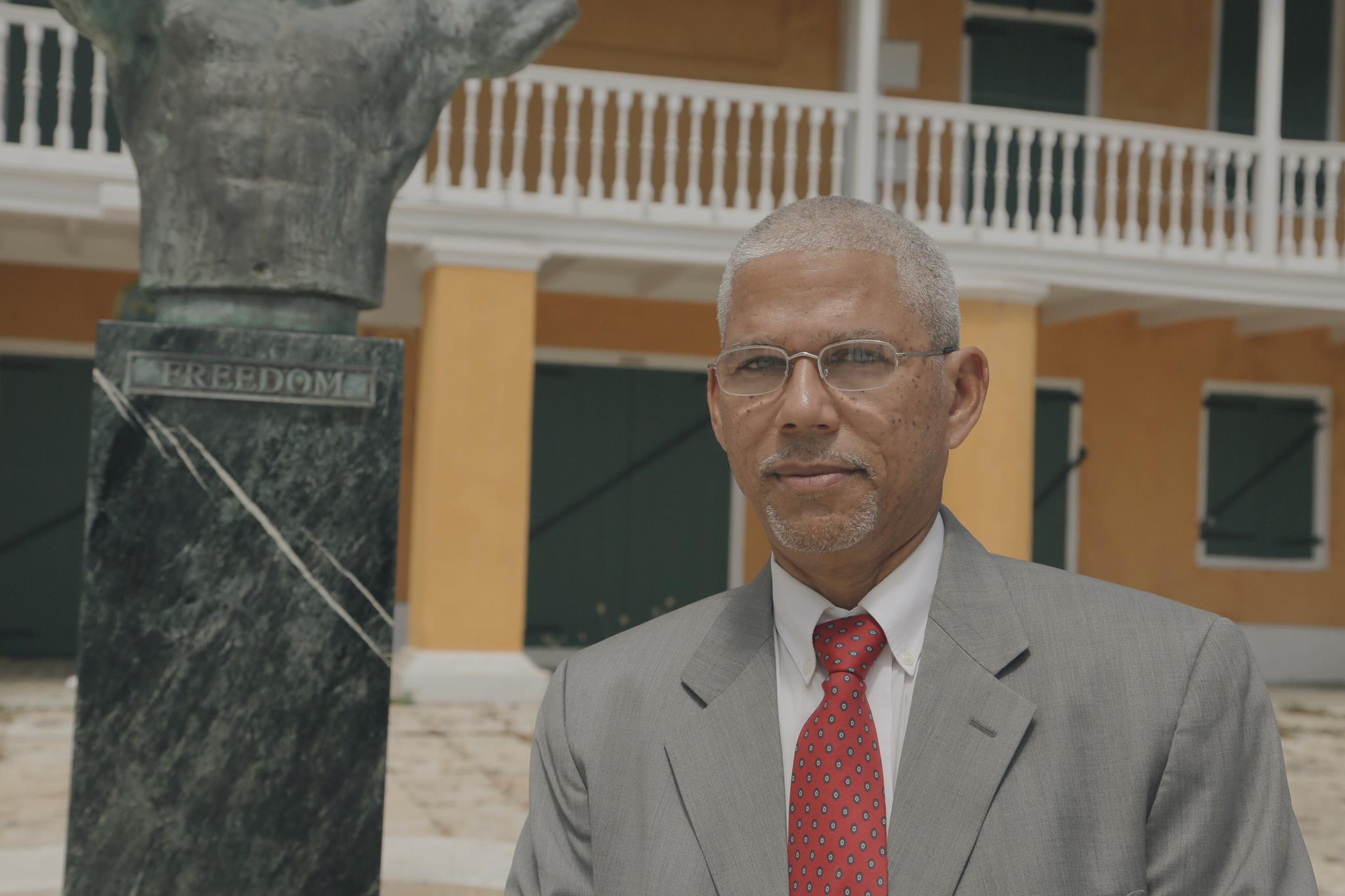  Sen. Ronald Russell in Frederiksted