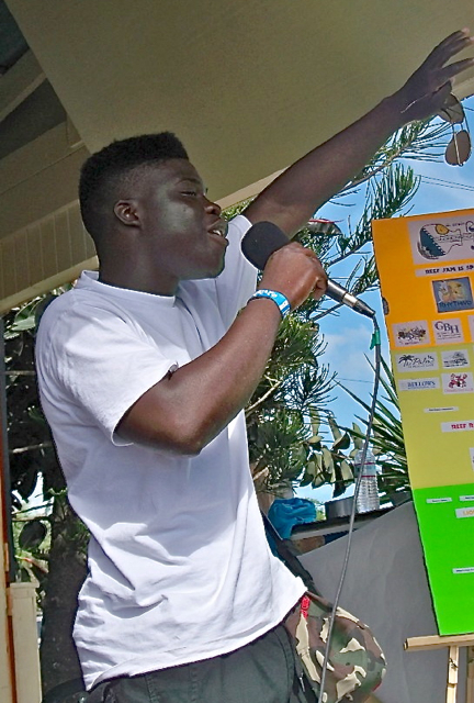 Clemrick Bryan was the winner of the 2012 Reef Rap. (Source file photo)