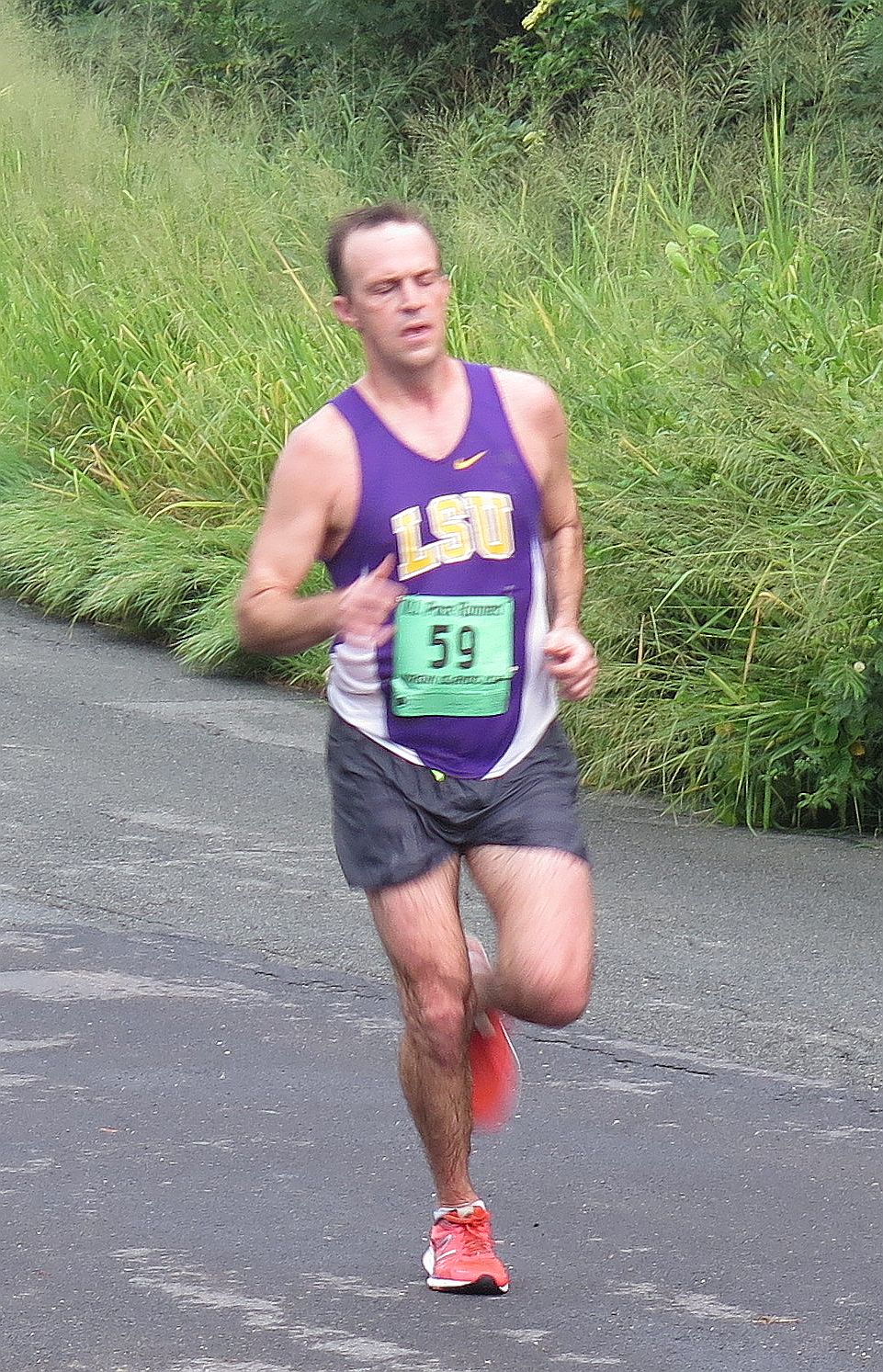 Billy Bohlke competes in the 10 K Championships.