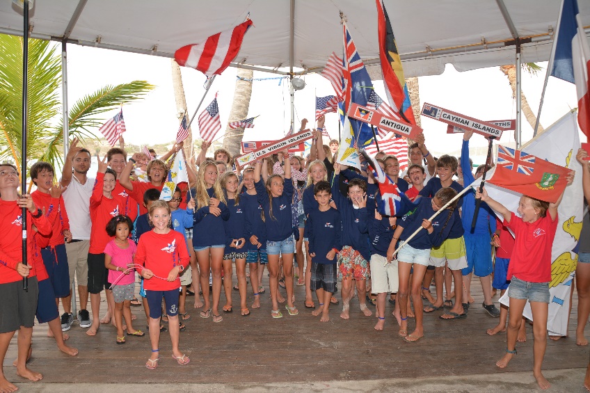 Young people from all over take part in the International Optimist Regatta