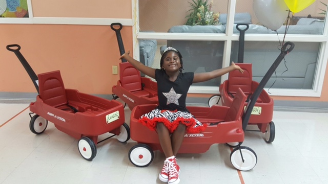 Miss Jiana Adeen, the reigning JFL Preemie Princess, was born at JFL at only 27 weeks of gestation, and weighing only 2 lbs.,13 oz. She is now a first grade honor student at the St. Croix Seventh-day Adventist School.