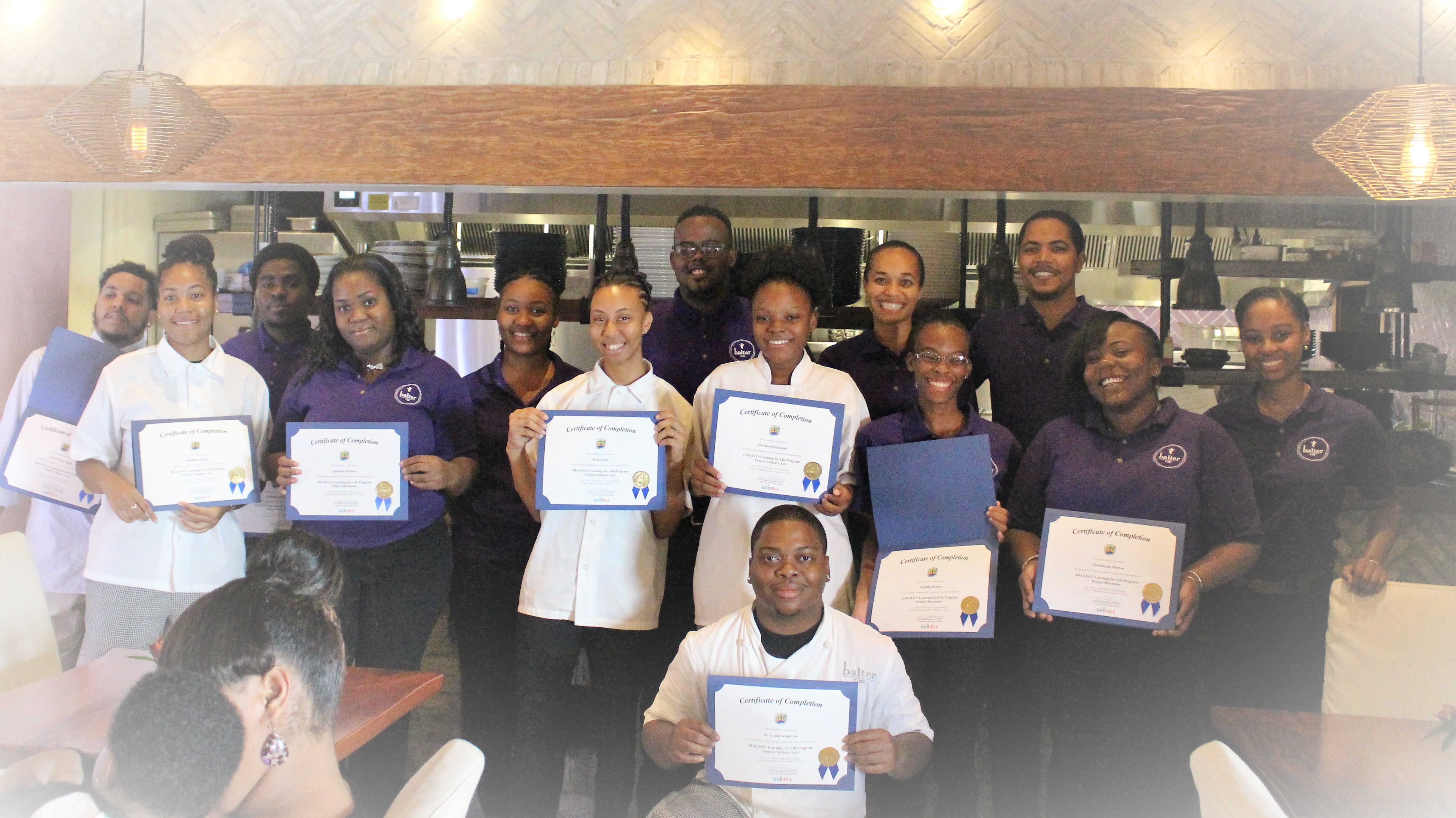 Graduates of the Learning Skills for Life program at UVI-CELL