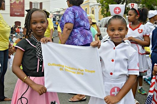 Young people, with and without disabilities, participated in the Cultivating Inclusion Fun during the 2016 Children's Parade