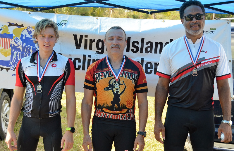 Winners of Sports group (left to right) -- Jack Ramsdell (2nd place); Jose Prado (1st place); Angel Ventrua (3rd place) [photo by Bevern Sage]