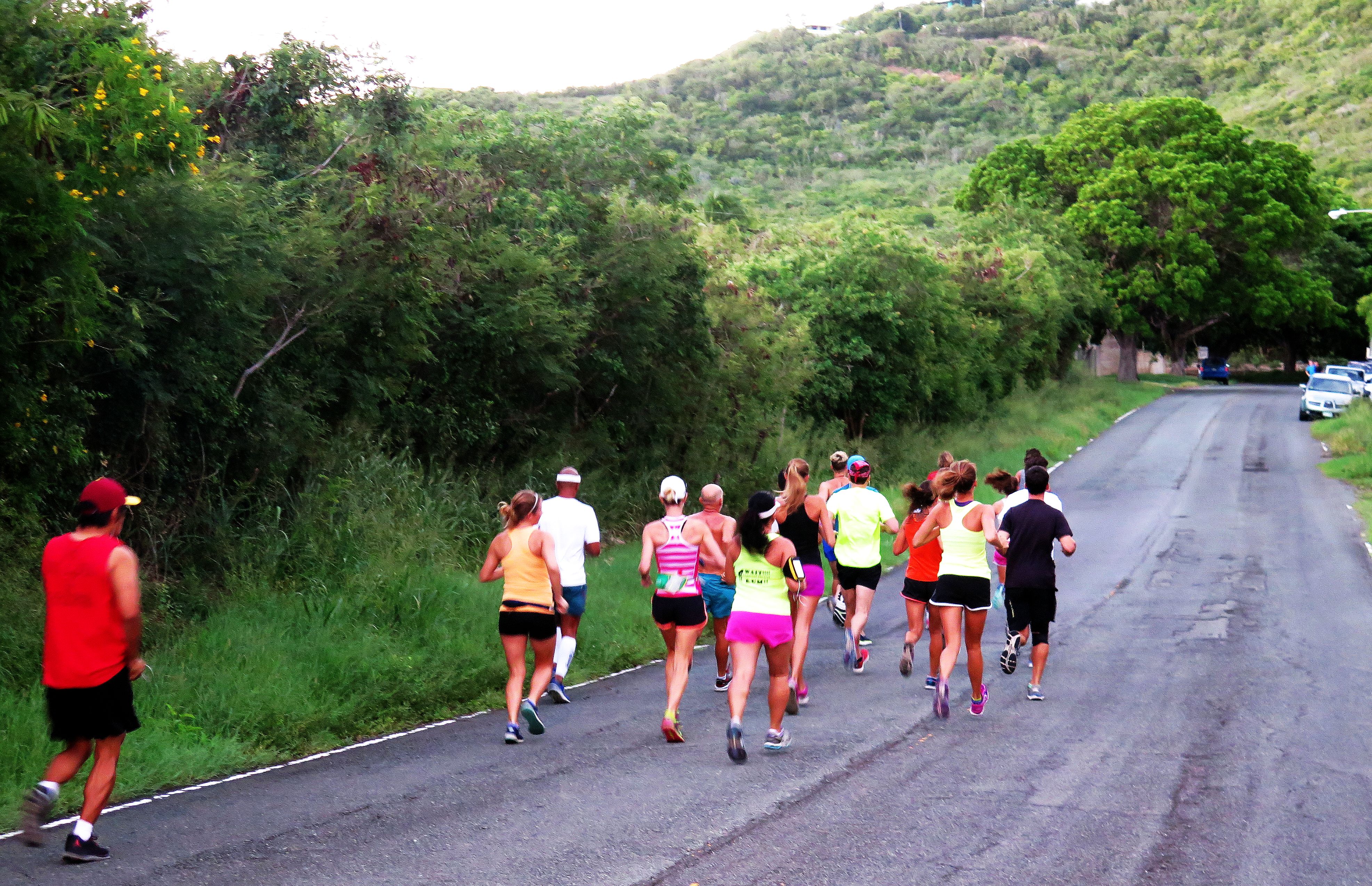 The running of the 32nd West Indies Lab 5-Mile Road Race Oct. 15