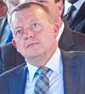 Danish Prime Minister Lars Løkke Rasmussen in Christansted Friday.