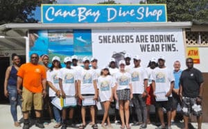 Members of the St. Croix Boys and Girls Club have achieved their open water diver certification through Cane Bay Dive Shop with master instructor Michael Casey. (Photo provided by St. Croix Boys and Girls Club)