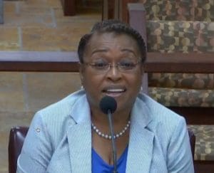 PERB nominee Annie Day Henry at her confirmation hearing July 13, 2017