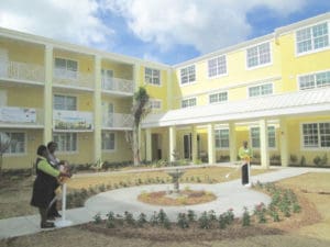 The Louis E. Brown Villas at the opening of the second group of apartments in 2013 (Bill Kossler photo)