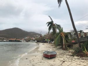 Damage in Cruz Bay, St. John. (David Knight Jr. photo)