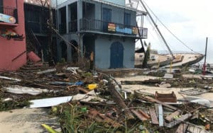 Damage in Cruz Bay, St. John. (David Knight Jr. photo)