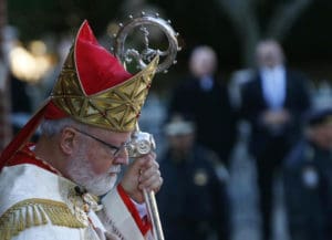 Boston's Cardinal Sean O'Malley, said the reports of Irma and Maria reminded him of when he was bishop in St. Thomas during Hurricane Hugo, 