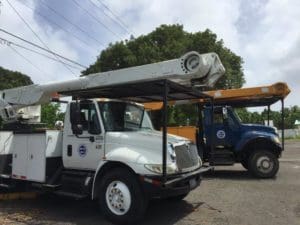 V.I. Water and Power Authority truck