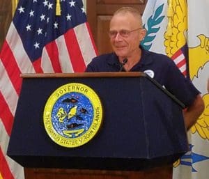 FEMA Coordinating Officer William Vogel (Marina Livingston photo)