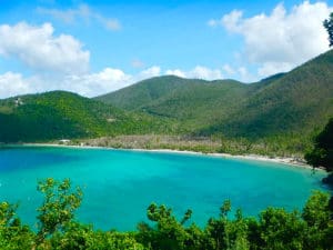 National Park Service photo shows Maho Bay, part of the V.I. National Park.