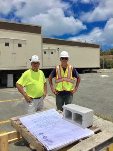 Jimmy Jones of Nationwide Construction, left, and Sven Sorensen of Global Go.