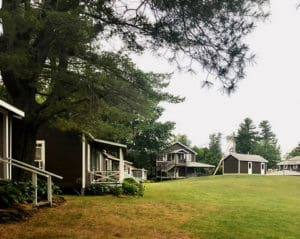 The bucolic setting of Snow Pond allows students to concentrate on their discipline and the camaraderie with other players.