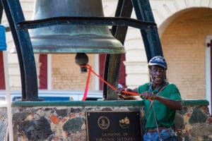 The bell was tolled in remembrance of the people who helped build the ICM and have since passed away.