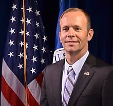 Official FEMA portrait of Brock Long, who resigned Wednesday as the administrator of FEMA.