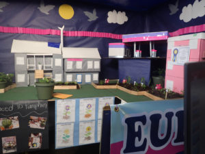 Eulalie Rivera Elementary display at Agrifest wins first place. (Susan Ellis photo)