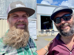 Chums since the age of 20, Beecher Cotton and Michael Straight combined their engineering and tech expertise to create FarmPod. (Anne Salafia photo)
