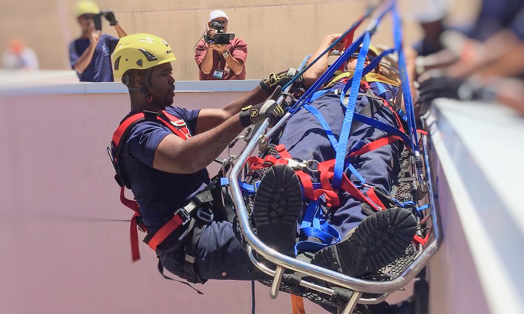 V.I. Firefighters Get Specialized Rope Rescue Training