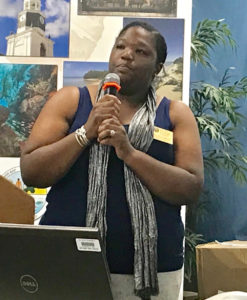 Alisa Odewale of the Society of Black Archaeologists (Source photo by Elisa McKay)