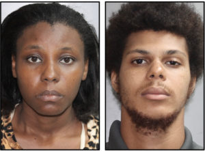 Delecia Daniel and her boyfriend, Kyle Christopher, were arrested and charged with the death of Daniel's 4-year-old son, Aaron Benjamin Jr. (VIPD photos)