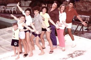 This 1981 family photo captures, from left to right, Bonnie, Vicky, Gigi, Dante, Barbara, Patrick, Betsy and George Beretta. (Photo provided by The Snap Shop)
