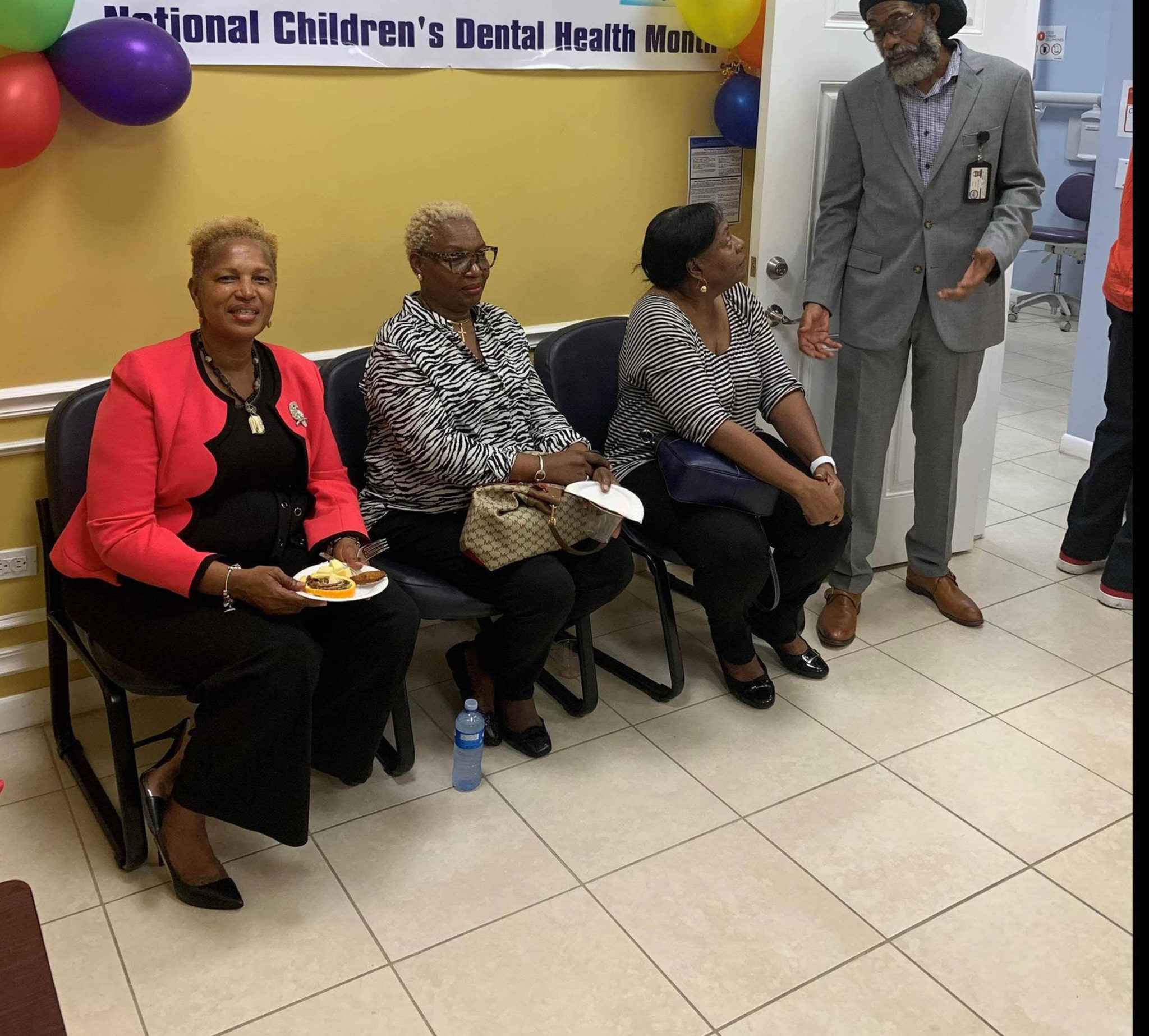 Frederiksted Health Care Executive Director Masserae Sprauve Webster and others attended the soft opening of the Estate Princesse dental clinic expansion. (Photo courtesy of Frederiksted Health Care)