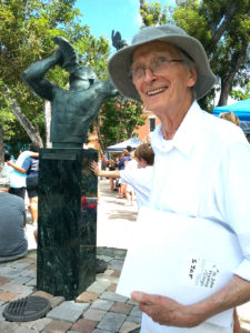 Frank Langley, founder of the St. John Arts Festival. (Source photo by Judi Shimel)
