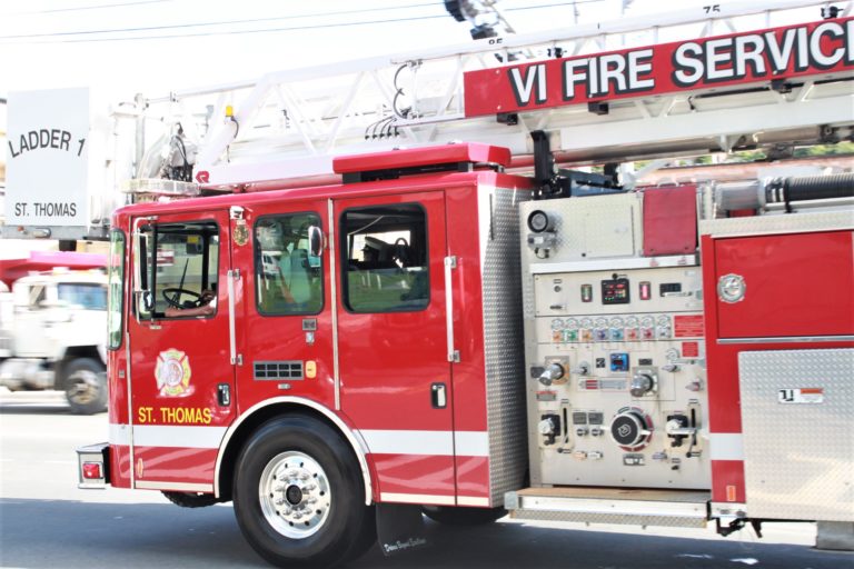 V.I. Fire Service, Emergency Responders Battle STT Fire, Rescue 2 in STX Accidents