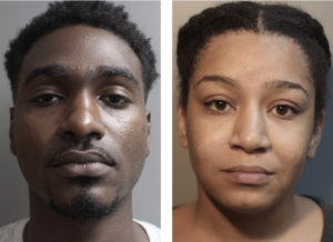 Assault suspects Kiwatne Cruikshank and Jahmisha Bethelmie. (VIPD photos)