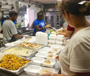 In this October 2017 photo, My Brothers Workshop prepares meals for people in the month after Hurricanes Irma and Maria devastated the islands. Source file photo by Kelsey Nowakowski)