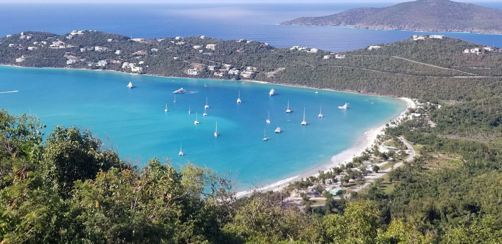 Magens Bay as seen Saturday from Drakes seat. (W. Bostwick photo)
