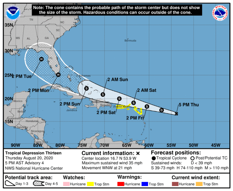Sandbag Distribution Ends Friday as TD 13 Approaches