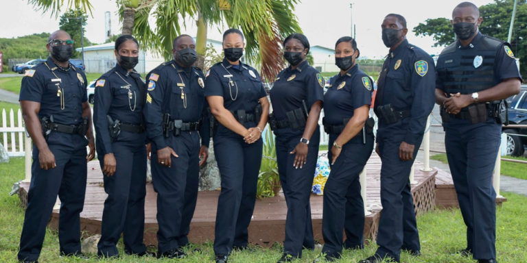 V.I. Police Department Unveils New Uniforms