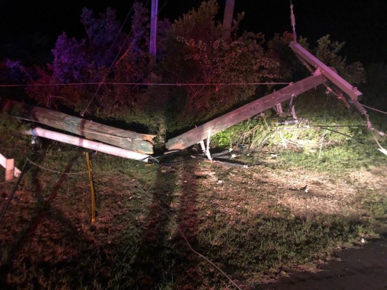Car Crash Causes Frederiksted Power Outage Tuesday Evening