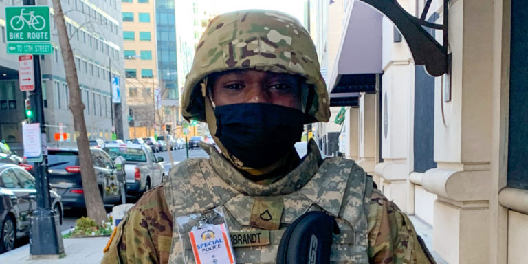 V.I. National Guard Soldier Renders Medical Care in D.C.