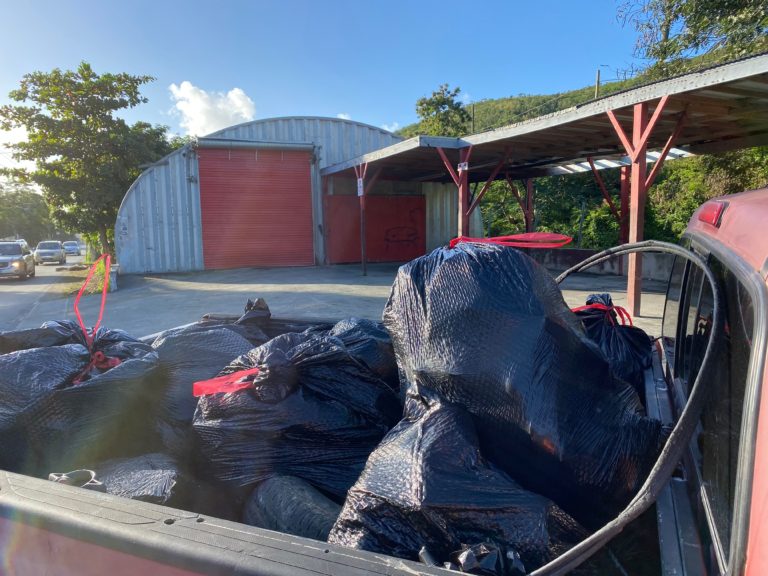 Volunteers Clean Up 800 Bags of Trash on St. Thomas