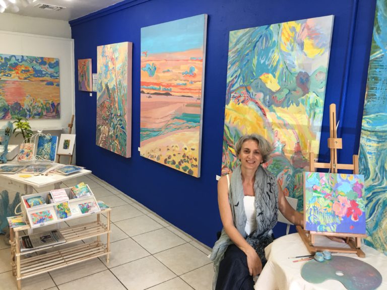 Artist Katia Moltisanti Opens Gallery of Her Work in Cruz Bay