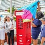 The first Little Free Library in the U.S. Virgin Islands is unveiled.