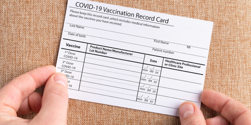 fake vaccine card