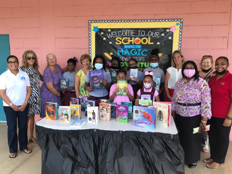 Altona Lagoon Book Club Donates to Juanita Gardine K-8 School Library