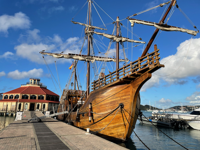 Famous Ship Replica Lands at Yacht Haven Grande