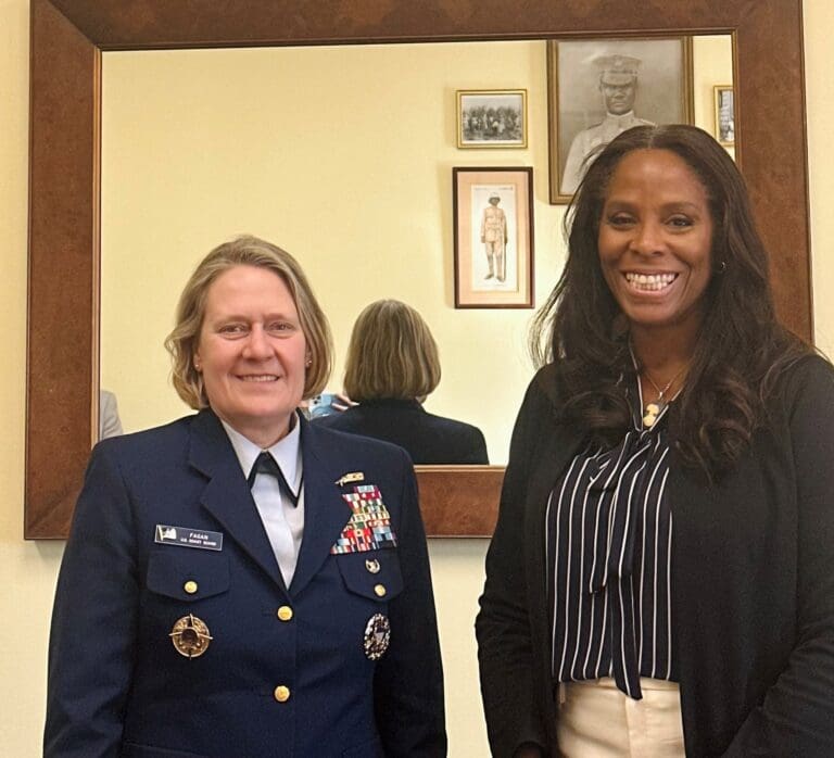 Plaskett Meets with Coast Guard Commandant in Washington D.C.