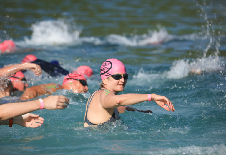 More Than 330 Swimmers Complete the Beach to Beach Power Swim